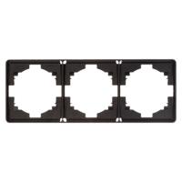 Миле Раунд черный рамка 3-ая горизонтально 