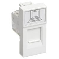 Праймер белый розетка RJ45 кабель-канал 1-ая 1мод