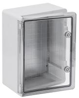 купить Корпус ЩМПп 400*300*170мм IP65 пластик серый IEK с прозрачной дверью в Кирове Корпус ЩМПп 400*300*170мм IP65 пластик серый IEK с прозрачной дверью
