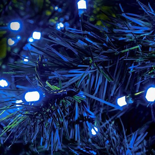 купить Гирлянда нить 5м синий 50свд с контроллером IP20 зеленый провод 8 режимов в Кирове Гирлянда нить 5м синий 50свд с контроллером IP20 зеленый провод 8 режимов