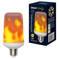 купить Лампа свд LED-L60-6W/Flame/E27/PLD01WH Uniel в Кирове Лампа свд LED-L60-6W/Flame/E27/PLD01WH Uniel