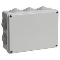 купить Коробка 190*140*70 прямоугольник серый IP44  в Кирове Коробка 190*140*70 прямоугольник серый IP44