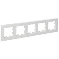 Брайт белый рифленый рамка 5-ая универсально 