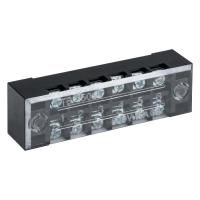 Клеммник ТВ1506 15А 6пар 1,5мм2 черный EKF 