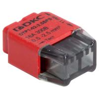 купить Клемма 2*2,5мм2 компактная красный DKC упак (50 шт) в Кирове Клемма 2*2,5мм2 компактная красный DKC упак (50 шт)