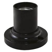 купить Патрон накладной E27 карболит черный TDM прямой в Кирове Патрон накладной E27 карболит черный TDM прямой