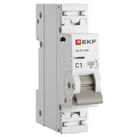 Автомат 1Р 1А C 4,5кА ВА47-63N EKF PROxima 