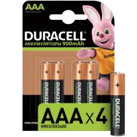 купить Аккумулятор AAA(мизинчик) 900mAh 1,2В BL4 Duracell  в Кирове Аккумулятор AAA(мизинчик) 900mAh 1,2В BL4 Duracell