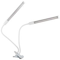 Фито светильник свд 12Вт 440мм белый IP20 ЭРА двойной на прищепке для рассад