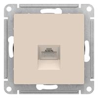 купить Атлас бежевый розетка RJ45 скрытая 1-ая   в Кирове Атлас бежевый розетка RJ45 скрытая 1-ая