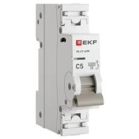 Автомат 1Р 5А C 4,5кА ВА47-63N EKF PROxima 