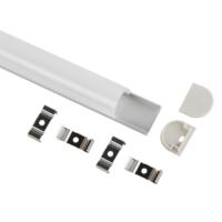 Профиль с экраном накладной 24*20*2000мм ЭРА крепеж+заглушки