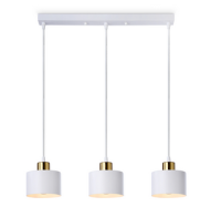 Светильник подвесной (люстра) 3*40Вт E27 белый 