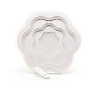 Светильник потолочный (люстра) свд 84Вт 3000-6500К 6000лм белый пульт диммер Onyx цветок