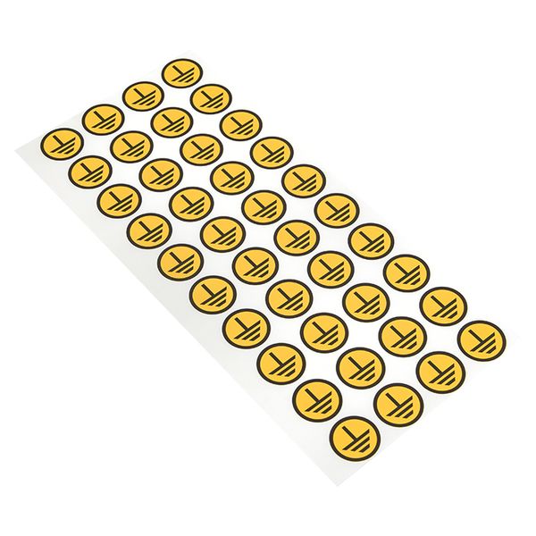 Самоклеящаяся этикетка "Заземление" 20*20мм EKF