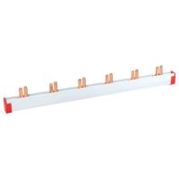 Шина соединительная 2Р 63А PIN 12мод 220мм шаг 18мм EKF 