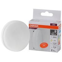 купить Лампа свд 220В GX53 6Вт 3000К 480лм таблетка матовая Osram LED Value в Кирове Лампа свд 220В GX53 6Вт 3000К 480лм таблетка матовая Osram LED Value