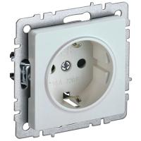 купить Брайт жемчуг розетка скрытая 1-мест заземление IP20  в Кирове Брайт жемчуг розетка скрытая 1-мест заземление IP20