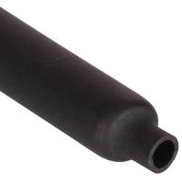 Трубка ТУТ 12/6мм черный 1м (2:1)