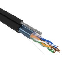 купить FTP 4*2*0,52 Cat5e черный полиэтилен кабель наружный Rexant /(305м) на ТРОСУ катушка в Кирове FTP 4*2*0,52 Cat5e черный полиэтилен кабель наружный Rexant /(305м) на ТРОСУ катушка