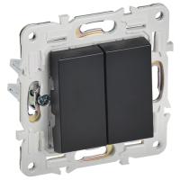 SKANDY Выключ. 2-кл. 10А SK-V04Bl черн. IEK