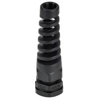 купить Сальник MGR-18 5-10мм черный IP68 с гибким отводом в Кирове Сальник MGR-18 5-10мм черный IP68 с гибким отводом