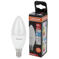 Лампа свеча свд Е14 12Вт 6500К 960лм B39 матовая Osram LED Value black