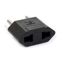 купить Переходник 10А черный плоский Rexant  в Кирове Переходник 10А черный плоский Rexant