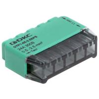 купить Клемма 5*2,5мм2 компактная зеленый DKC 2шт в Кирове Клемма 5*2,5мм2 компактная зеленый DKC 2шт