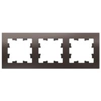 купить Атлас мокко рамка 3-ая универсально  в Кирове Атлас мокко рамка 3-ая универсально