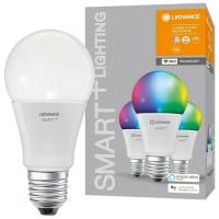 купить Лампа умная Е27 9,5Вт RGBW 2700-6500К 1055лм A60 матовая диммер Ledvance SMART+WiFi; 3шт в упаковке в Кирове Лампа умная Е27 9,5Вт RGBW 2700-6500К 1055лм A60 матовая диммер Ledvance SMART+WiFi; 3шт в упаковке