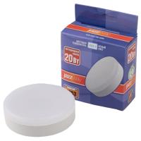 купить Лампа свд 220В GX53 20Вт 4000К 1680лм таблетка матовая Jazzway в Кирове Лампа свд 220В GX53 20Вт 4000К 1680лм таблетка матовая Jazzway