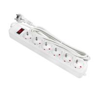 купить Фильтр сетевой 6-мест 3м ПВС 3*1 белый EKF  в Кирове Фильтр сетевой 6-мест 3м ПВС 3*1 белый EKF