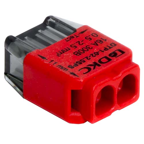 купить Клемма 2*2,5мм2 компактная красный DKC упак (50 шт) в Кирове Клемма 2*2,5мм2 компактная красный DKC упак (50 шт)