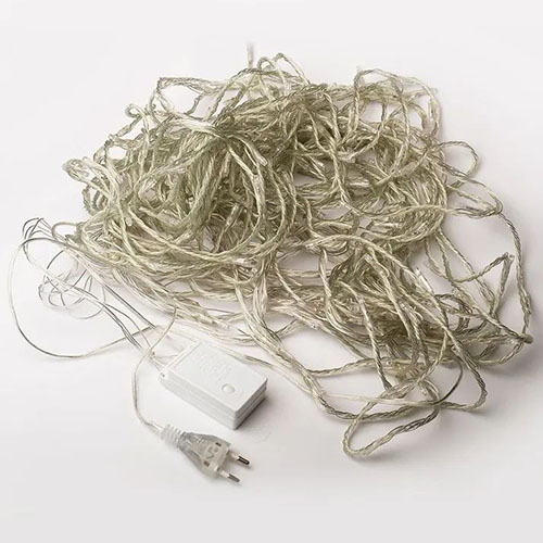 купить Гирлянда занавес 2*1м мульти 138свд с контроллером IP20 прозрачный провод 8 режимов в Кирове Гирлянда занавес 2*1м мульти 138свд с контроллером IP20 прозрачный провод 8 режимов