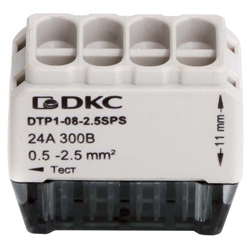 купить Клемма 8*2,5мм2 компактная серый DKC 2 шт в Кирове Клемма 8*2,5мм2 компактная серый DKC 2 шт