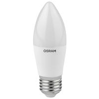 купить Лампа свеча свд Е27 10Вт 4000К 800лм B75 матовая Osram LED Value black в Кирове Лампа свеча свд Е27 10Вт 4000К 800лм B75 матовая Osram LED Value black