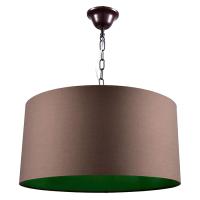 Светильник подвесной (люстра) 3*60Вт E14 коричневый/золото Ареал