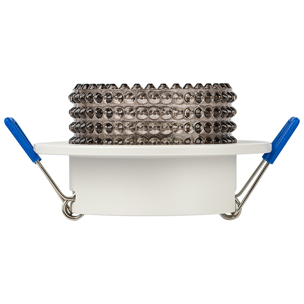 Светильник точечный GU5.3 круг белый/черный встраиваемый 