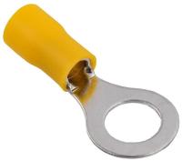 Наконечник кольцо 5,5мм2 10мм изолированный желтый ПВХ НКИ IEK 20шт