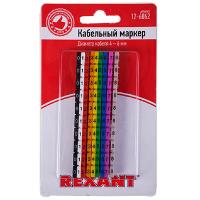 купить Маркер МКН4-6 "0-9" Rexant 100шт в Кирове Маркер МКН4-6 "0-9" Rexant 100шт