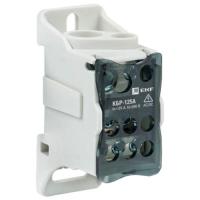 Блок распределительный на DIN-рейку КБР 125А EKF