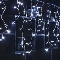 купить Гирлянда бахрома 2*0,7м белый 100свд соединяемая IP44 прозрачный провод мерцание в Кирове Гирлянда бахрома 2*0,7м белый 100свд соединяемая IP44 прозрачный провод мерцание