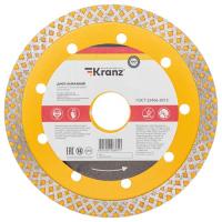 Диск алмазный 125*22,2мм сплошной сухой/мокрый рез KRANZ