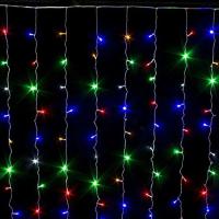 купить Гирлянда занавес 2*1м мульти 138свд с контроллером IP20 прозрачный провод 8 режимов в Кирове Гирлянда занавес 2*1м мульти 138свд с контроллером IP20 прозрачный провод 8 режимов