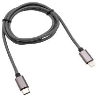 купить Кабель Type-C-Lightning 1м графит  в Кирове Кабель Type-C-Lightning 1м графит