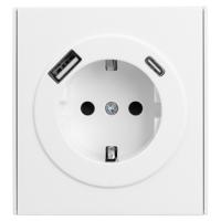 купить MIELE STRONG Розетка 1-ая с/з с/у з/ш 16А с USB A+C быстрой зарядки 5В/3А жемчуг KRANZ в Кирове MIELE STRONG Розетка 1-ая с/з с/у з/ш 16А с USB A+C быстрой зарядки 5В/3А жемчуг KRANZ