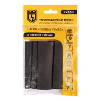 Набор термоусадочных трубок Квадро 20/5 черн. (КВТ)
