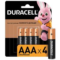 купить Батарейка AAA(мизинчик) алкалиновая BL4 Duracell в Кирове Батарейка AAA(мизинчик) алкалиновая BL4 Duracell