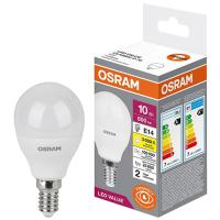 купить Лампа шар свд Е14 10Вт 3000К 800лм P75 матовый Osram LED Value в Кирове Лампа шар свд Е14 10Вт 3000К 800лм P75 матовый Osram LED Value